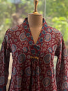Maroon Kalamkari Dupatta Set