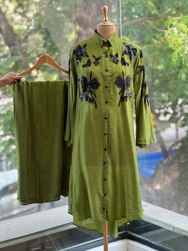 Green Palazzo Set
