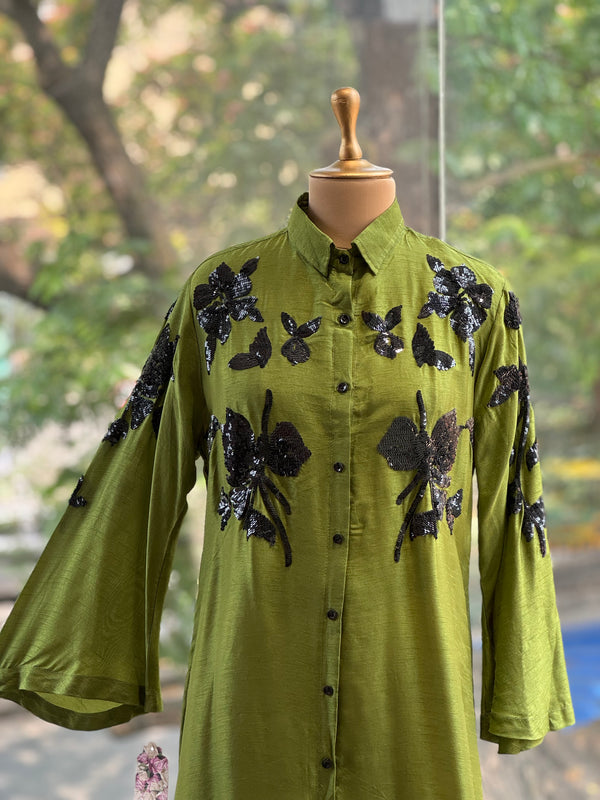 Green Palazzo Set