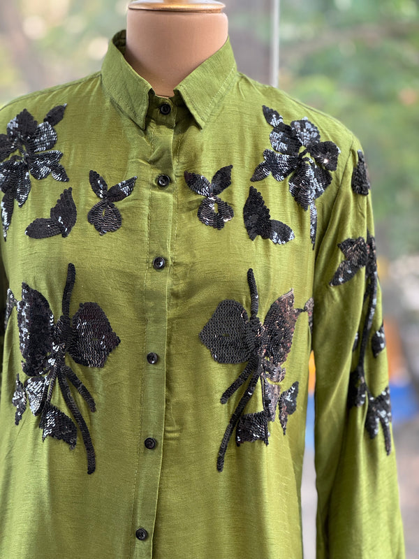 Green Palazzo Set