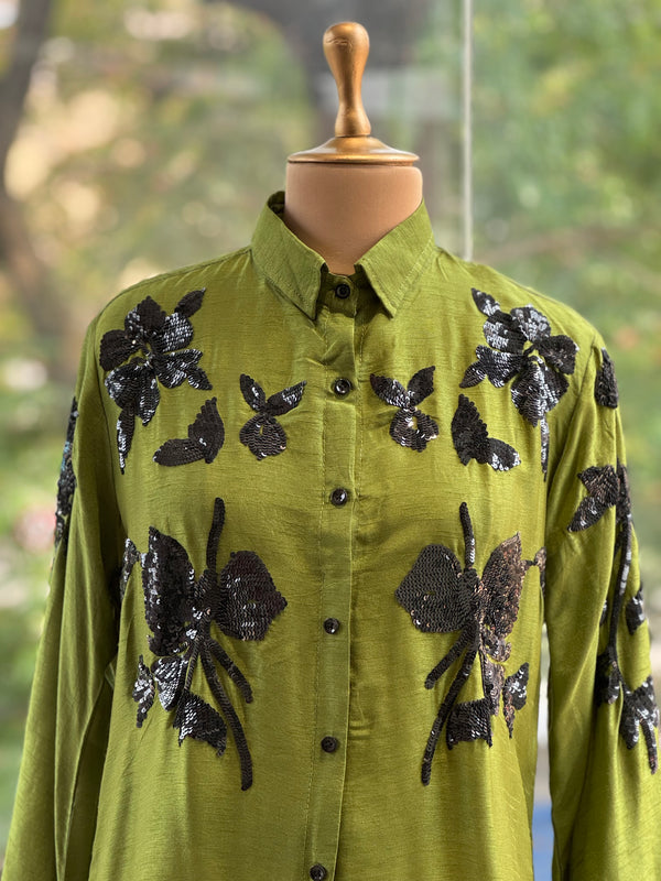 Green Palazzo Set