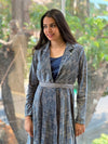 Blue Velvet Tunic
