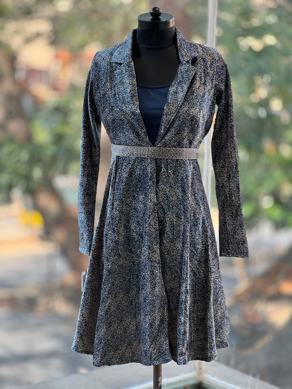 Blue Velvet Tunic