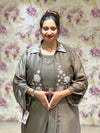 Grey Pleated Tunic
