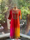 Shaded Intricate Work Dupatta Set