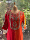 Shaded Intricate Work Dupatta Set