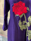 Purple Cowl Neck Co Ord