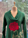 Green Cowl Neck Co Ord