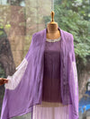 Purple Cape Set