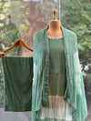 Pastel Green Cape Set