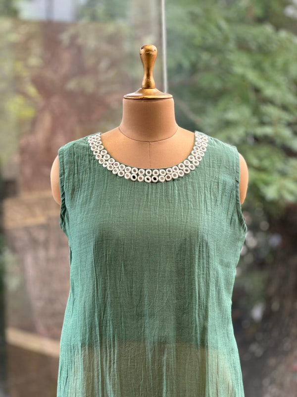 Pastel Green Cape Set