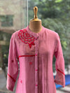 Pinkish Mauve Beads Work Co Ord