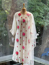Half White Hand Weaving Suit