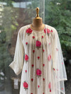 Half White Hand Weaving Suit