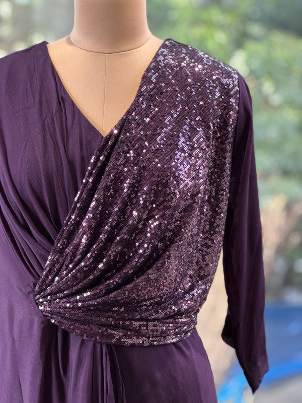 Purple Shimmer Gown