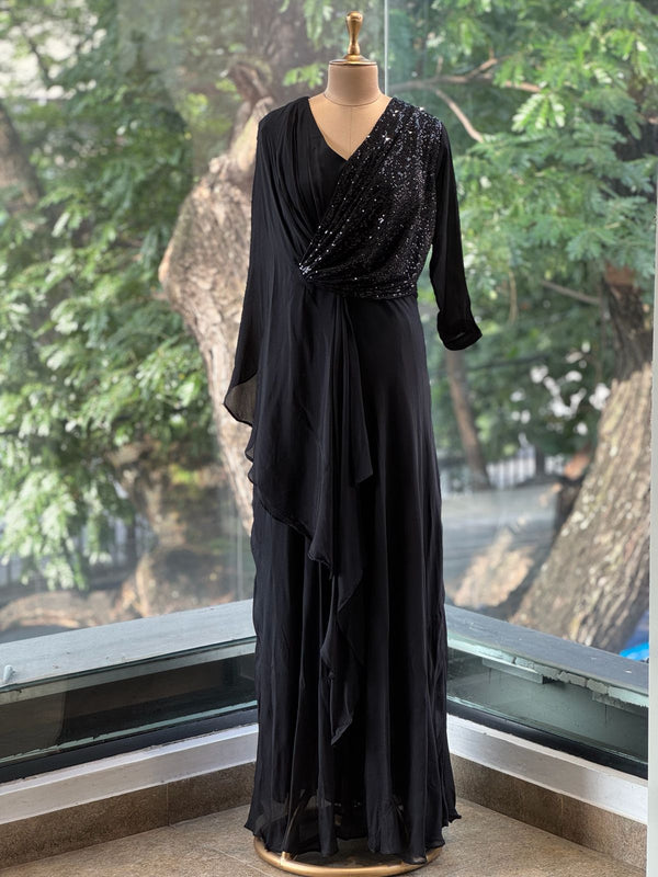 Black Shimmer Gown