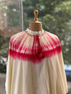 Half White Shibori Printed Co Ord