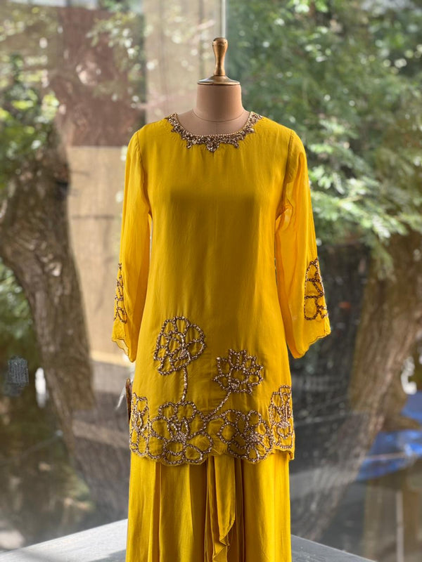 Yellow Skirt Set