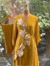 Stylish Yellow Tie Knot Co Ord