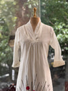 Half White Color block Co Ord