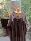 Coffee Brown Bandhej Co Ord