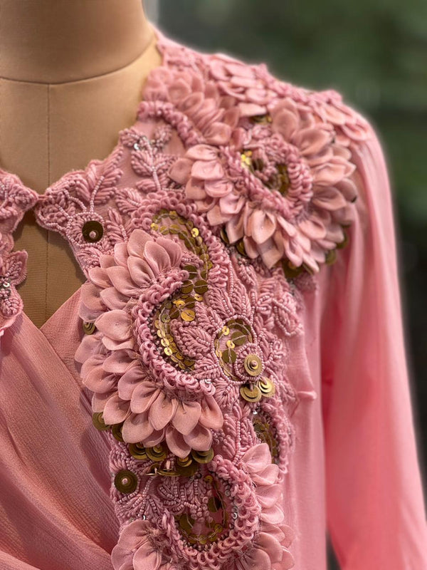 Pink Jacket Set