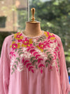 Pink Embroidered Mul Tunic