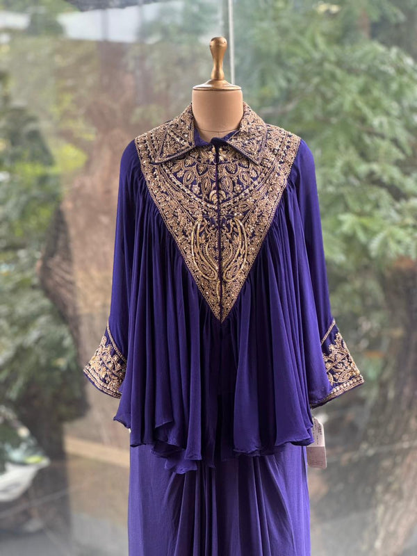 Purple Designer Made Skirt Set