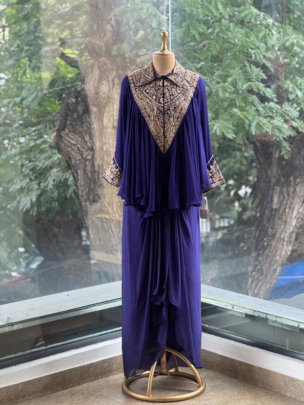 Purple Designer Made Skirt Set