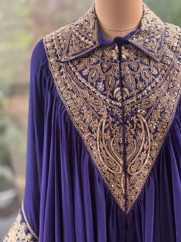Purple Designer Made Skirt Set