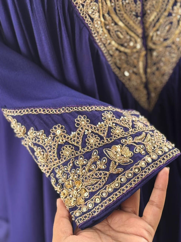 Purple Designer Made Skirt Set