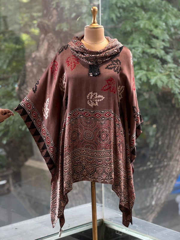 Brown Ajarakh Print Co Ord