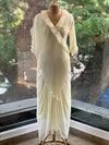 Half White Crush Tunic