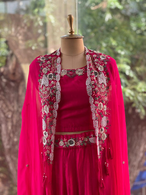 Pink Cape Set