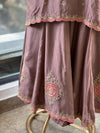 Brown Sharara Set