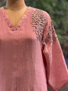 Pink Crush Tissue Palazzo Set