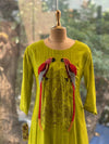 Parrot Green Dupatta Set