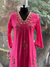 Pink Embroidered Suit