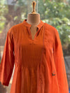 Orangish Rust Dupatta Set