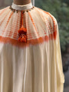Orange Shibori Printed Co Ord
