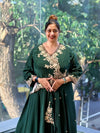 Green Intricate Hand Work Gown