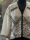 Black Glass Tissue Jacket Set