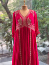 Pink Intricate Hand Work Gown