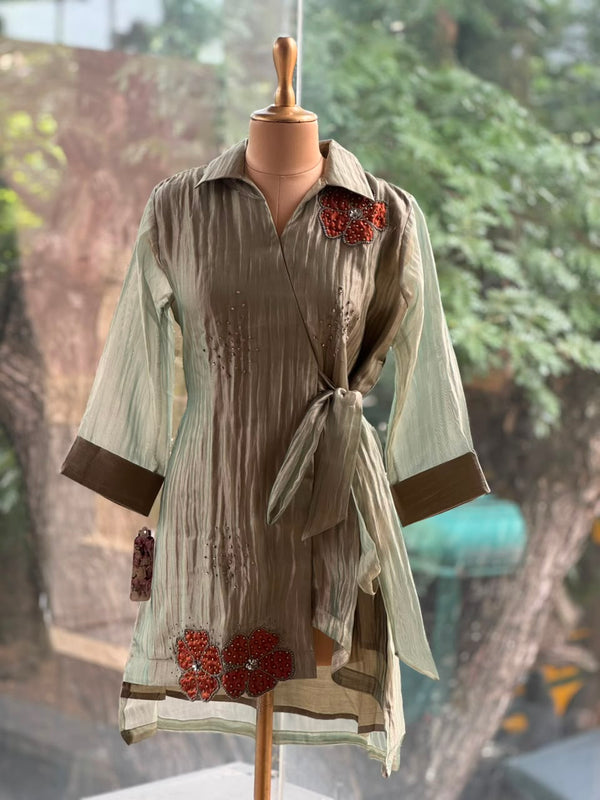 Green Glass Tissue Co Ord