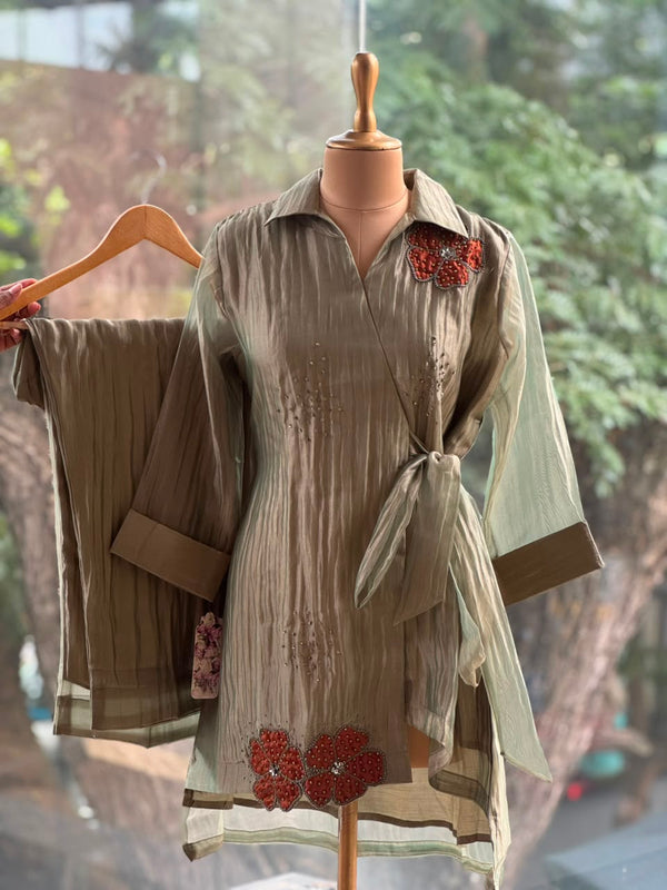 Green Glass Tissue Co Ord