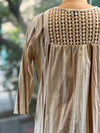 Beige Stripes Printed Co Ord