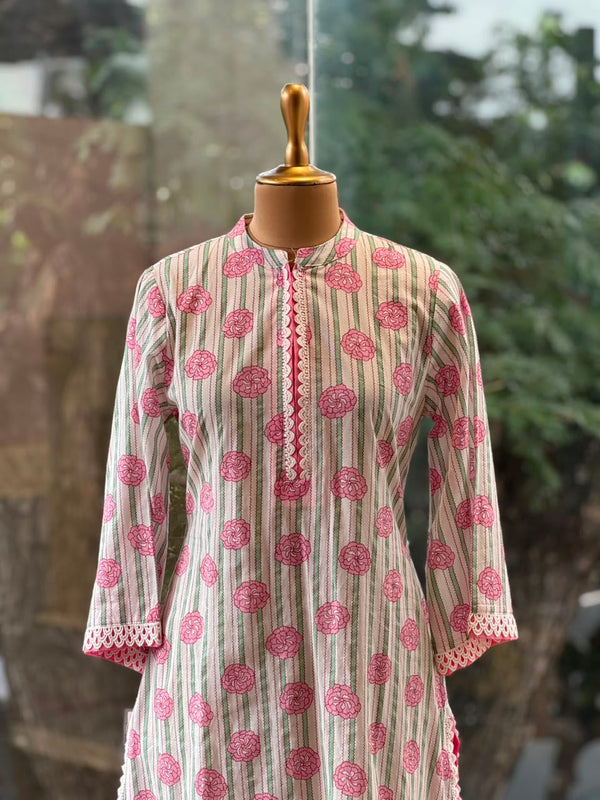 Pink Floral Co Ord
