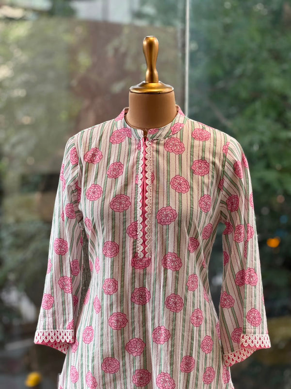 Pink Floral Co Ord