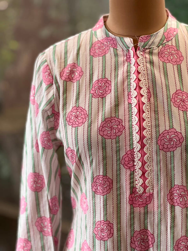Pink Floral Co Ord