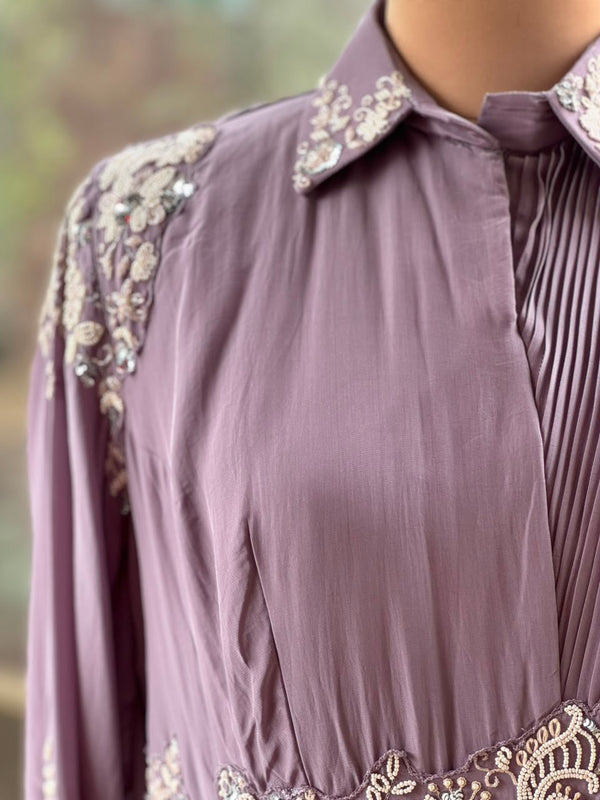 Mauve Stylish Gown